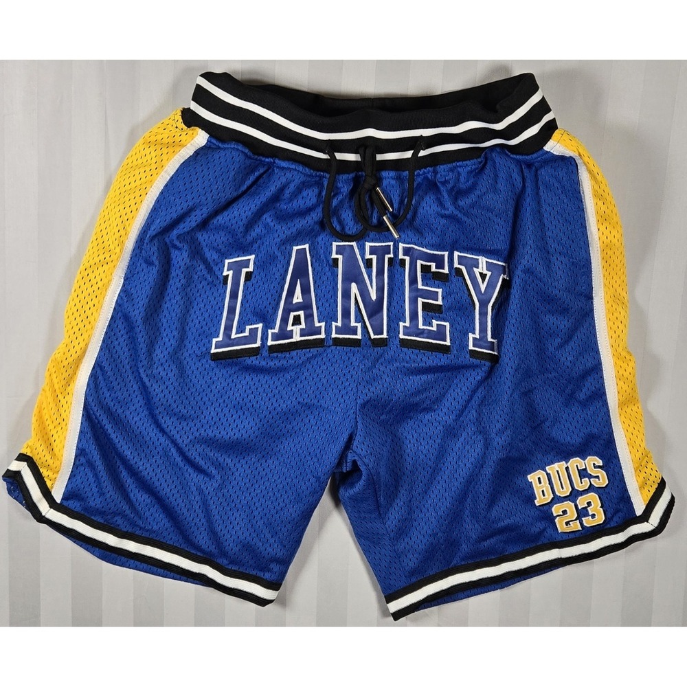 Michael Jordan LANEY High School Basketball Shorts BUCS 23 SIZE-US-XS